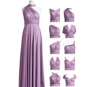 Mauve Maxi Maternity Dress Convertible Infinity Dress wedding special occasion